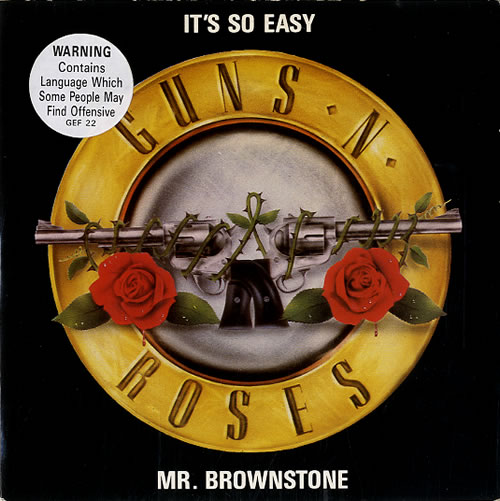 Guns N' Roses It's So Easy アナログレコード レア❗️ Guns N Roses It's So Easy UK 7